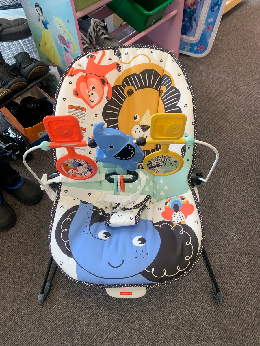 Fisher price baby 2024 bouncer lion around